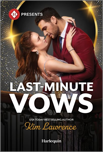 Cover art for Last-minute vows  / Kim Lawrence.