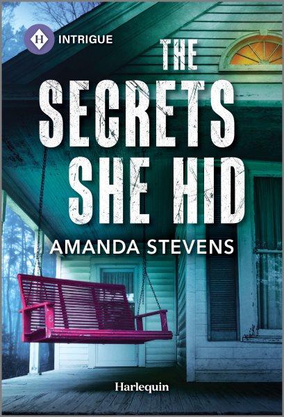 Cover art for The secrets she hid / Amanda Stevens.