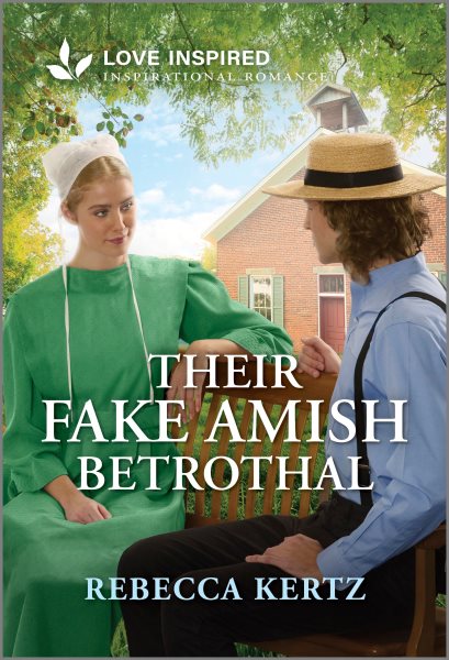 Cover art for Their fake Amish betrothal / Rebecca Kertz.