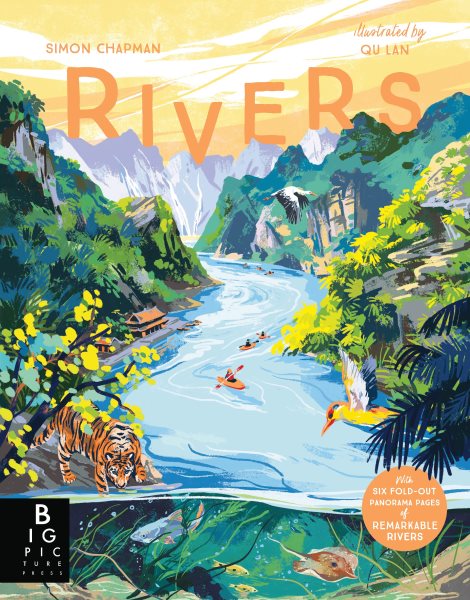 Cover art for Rivers / Simon Chapman   illustrated by Qu Lan.