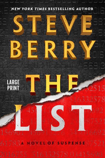 Cover art for The list [LARGE PRINT] / Steve Berry.