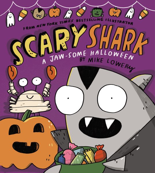 Cover art for Scary shark / by Mike Lowery.