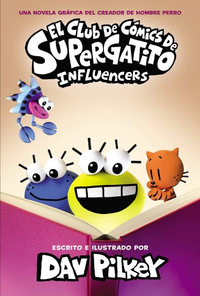 Cover art for El Club de Cómics de Supergatito: Influencers [electronic resource] / Dav Pilkey.