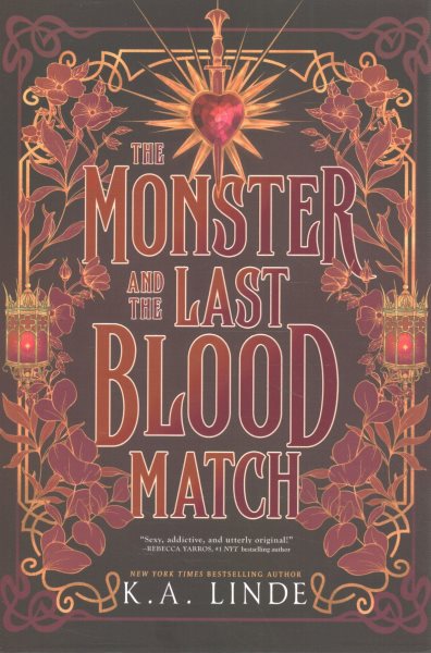 Cover art for The monster and the last blood match / K.A. Linde.
