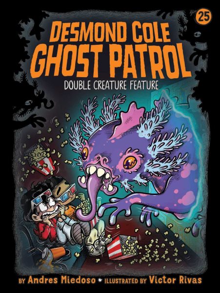 Cover art for Double creature feature / by Andres Miedoso   illustrated by Victor Rivas.