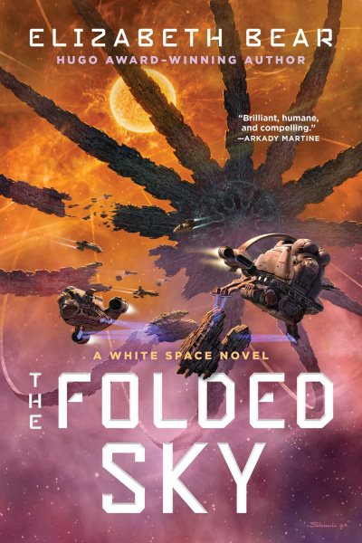 Cover art for The folded sky / Elizabeth Bear.