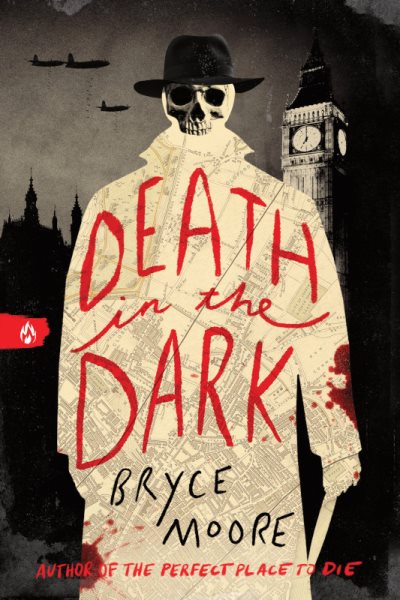 Cover art for Death in the dark / Bryce Moore.