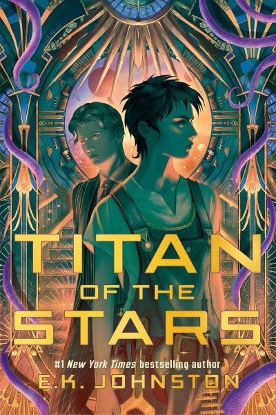 Cover art for Titan of the stars / E. K. Johnston.