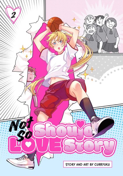 Cover art for Not so shoujo love story. Volume 2 / story and art by Curryuku   layouts by Miranda Mundt   art assistance by Lavenderice and Smooth_Poser.