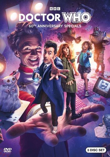 Cover art for Doctor Who. 60th anniversary specials [DVD videorecording]/ BBC Studios   written by Russell T. Davies   producer
