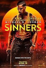 Cover art for Sinners [DVD videorecording] / written and directed by Ryan Coogler   produced by Zinzi Coogler