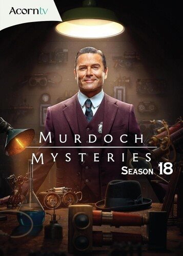 Cover art for Murdoch mysteries. Season 18 [DVD videorecording] / a Shaftesbury production   a CBC original series   in association with ITV Studios   developed for television by R.B. Carney