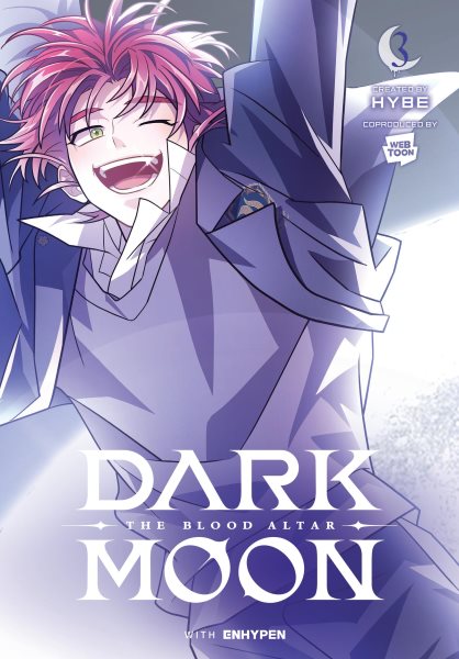 Cover art for Dark moon : the blood altar. Vol. 3 / with Enhypen   created by Hybe   translation
