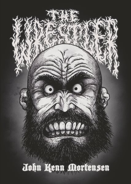 Cover art for The wrestler / John Kenn Mortensen   foreword by Jakob Stegelmann.