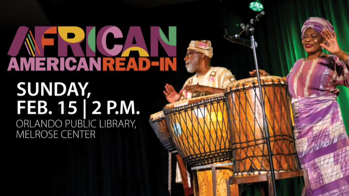 Two African American individuals play instruments on a stage.