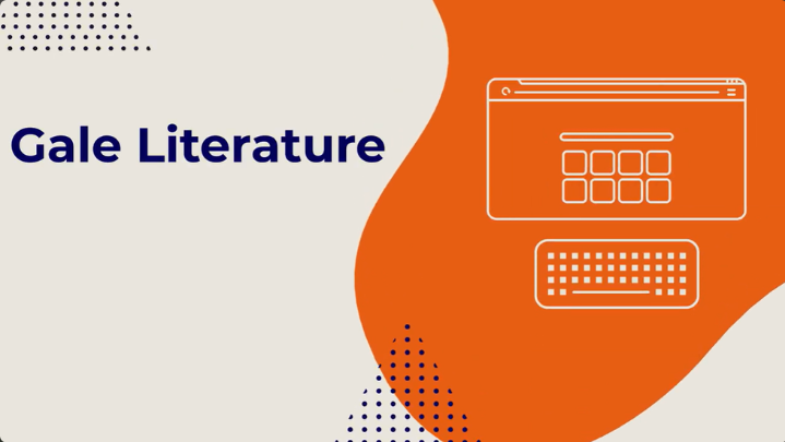 Text reading "Gale Literature"
