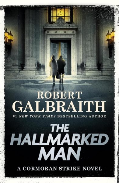 Cover art for The hallmarked man / Robert Galbraith.
