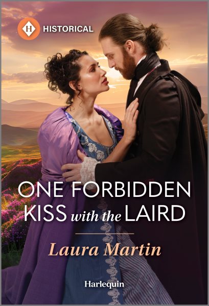 Cover art for One forbidden kiss with the laird / Laura Martin.