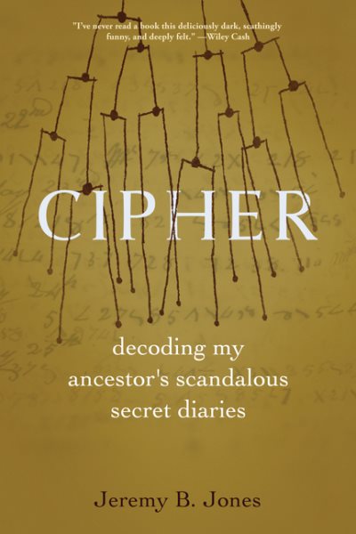 Cover art for Cipher : decoding my ancestor's scandalous secret diaries / Jeremy B. Jones.