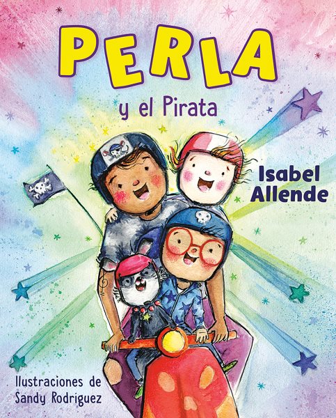 Cover art for Perla y el pirata / Isabel Allende   ilustraciones de Sandy Rodríguez.