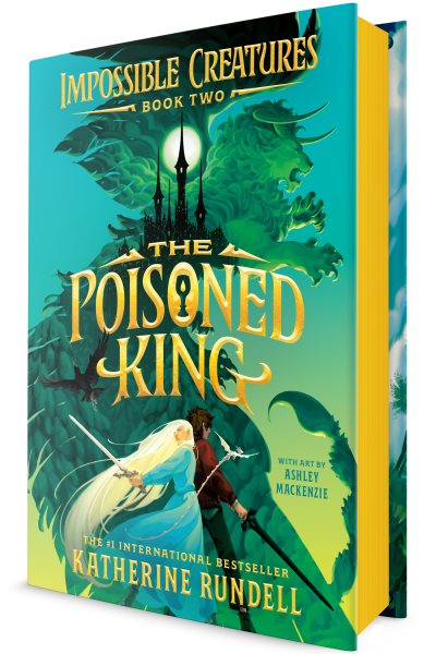 Cover art for The poisoned king / Katherine Rundell   with art by Ashley Mackenzie.