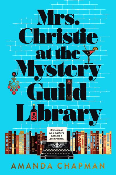 Cover art for Mrs. Christie at the mystery guild library / Amanda Chapman.