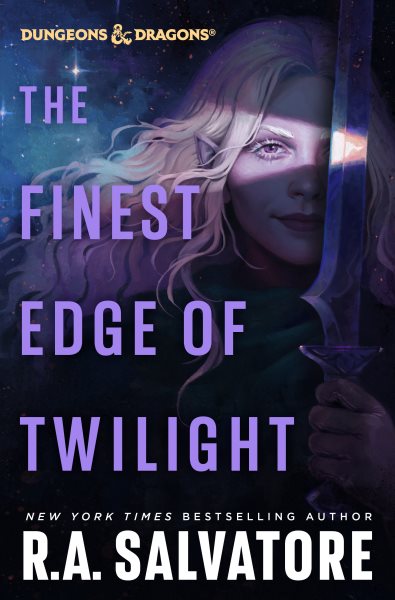 Cover art for The finest edge of twilight / R.A. Salvatore.