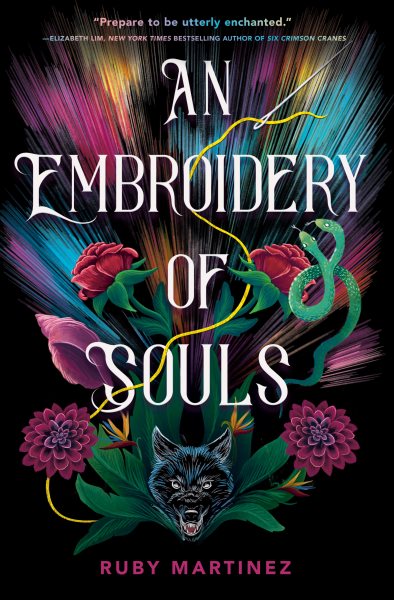 Cover art for An embroidery of souls / Ruby Martinez.