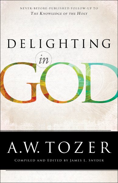 Cover art for Delighting in God / A.W. Tozer   compiled and edited by James L. Snyder.
