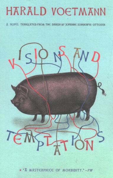Cover art for Visions and temptations / Harald Voetmann   translated from the Danish by Johanne Sorgenfri Ottosen.