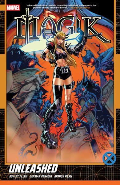 Cover art for Magik. Vol. 1 : Unleashed / Ashley Allen   illustrated by German Peralta.