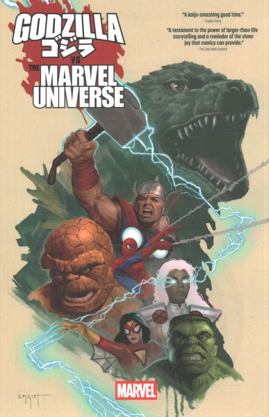 Cover art for Godzilla vs. The Marvel Universe / Ryan North