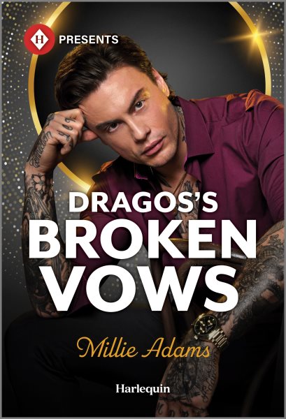 Cover art for Dragos's broken vows / Millie Adams.