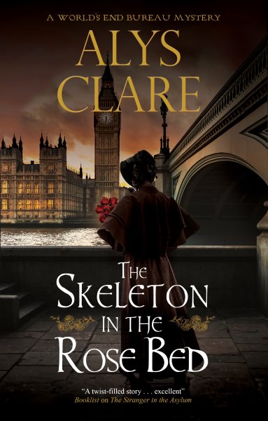 Cover art for The skeleton in the rose bed / Alys Clare.