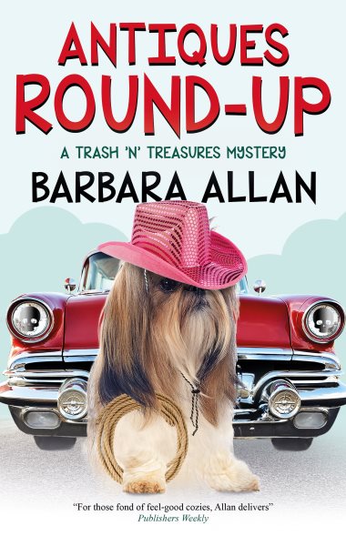 Cover art for Antiques round-up / Barbara Allan.