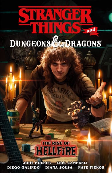 Cover art for Stranger things and Dungeons & Dragons : The Rise of Hellfire / script