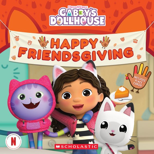 Cover art for Happy friendsgiving / adapted by Pamela Bobowicz.