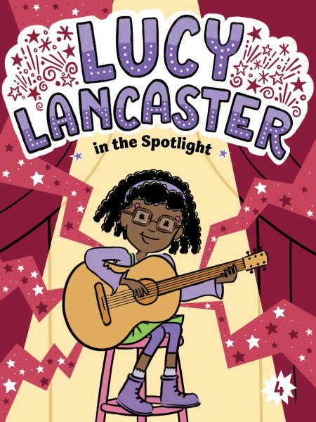 Cover art for Lucy Lancaster in the spotlight / by Willow Coven   illustrated by Priscilla Burris.