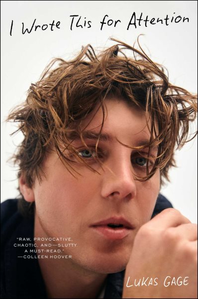 Cover art for I wrote this for attention / Lukas Gage.