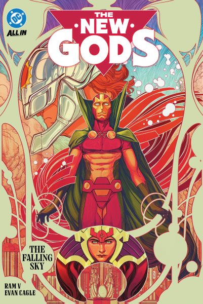 Cover art for The new gods. Vol. 1 : The falling sky / Ram V