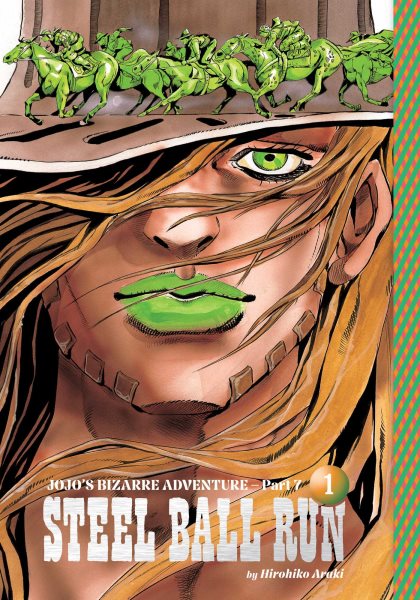 Cover art for JoJo's bizarre adventure. Part 7 : Steel ball run. Volume 1 / by Hirohiko Araki   translation