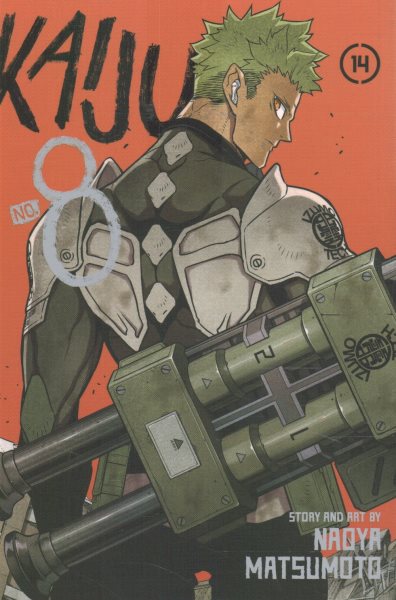 Cover art for Kaiju no. 8. Volume 14 / story and art by Naoya Matsumoto   translation