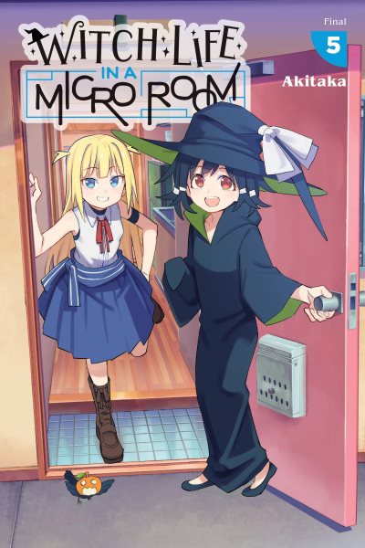 Cover art for Witch life in a micro room. 5 / Akitaka   translated by Abby Lehrke   DK