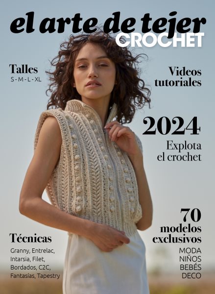 Cover art for El Arte De Tejer Crochet 2024 : Crochet [electronic resource] / Verónica Vercelli.
