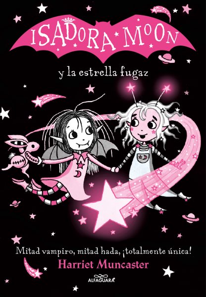Cover art for Isadora moon y la estrella fugaz / Harriet Muncaster   traducción de Vanesa Pérez-Sauquillo   ilustrado por Harriet Muncaster y Rob Parkinson.