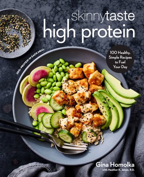 Cover art for Skinnytaste. High protein : 100 healthy