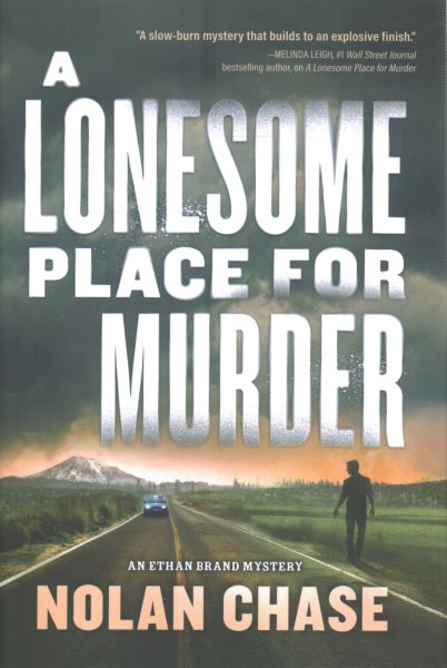 Cover art for A lonesome place for murder / Nolan Chase.