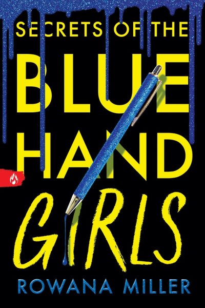 Cover art for Secrets of The Blue Hand Girls / Rowana Miller.