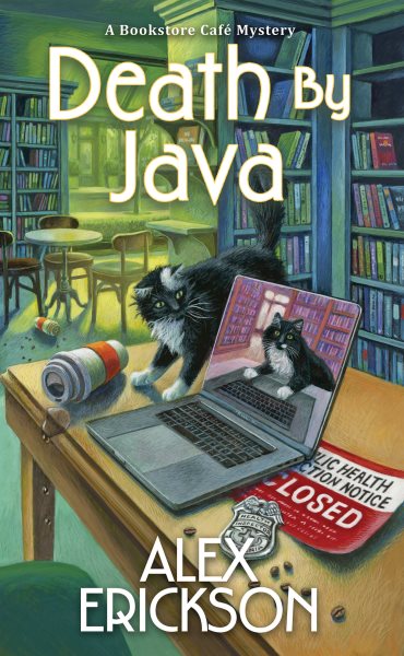 Cover art for Death by java / Alex Erickson.