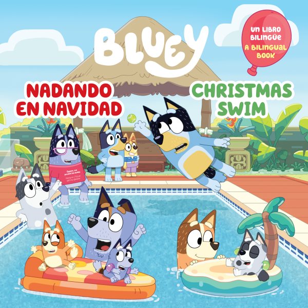Cover art for Nadando en Navidad = Christmas swim / translation by Isabel C. Mendoza.